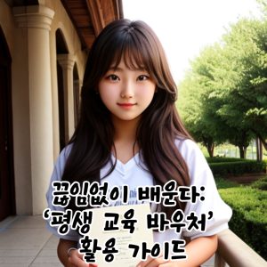 끊임없이 배운다 ‘평생 교육 바우처’ 활용 가이드