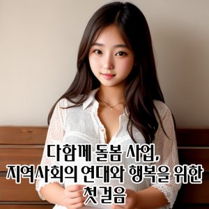 다함께 돌봄 사업, 지역사회의 연대와 행복을 위한 첫걸음