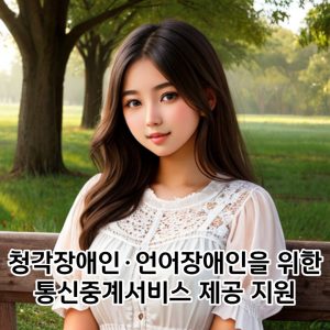 청각장애인·언어장애인을 위한 통신중계서비스 제공 지원